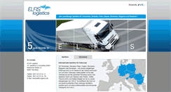 Desktop Screenshot of elfis-logistics.de